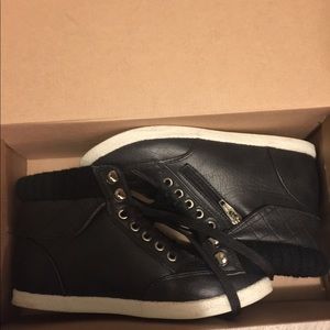 Black woman’s shoes